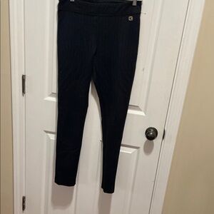 Calvin Klein Black  pinstripe Skinny Pants Sz S